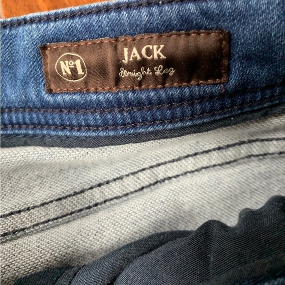Jack of Spades Blue Denim Jeans Jack straight leg - Picture 9 of 9